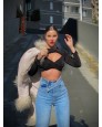 Buzzy Crop Bluz