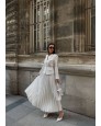 Elizabeth Kemerli Blazer Ceket & Pileli Etek Takımlar