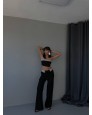 Strapless Crop & Pantolon İkili Takımlar Strapless Crop & Pantolon İkili Takımlar