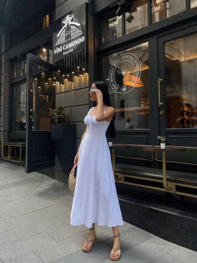 Glee Askılı Midi Elbiseler Glee Askılı Midi Elbiseler