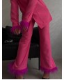 Pembe Tassel Püsküllü Takım Pembe Tassel Püsküllü Takım