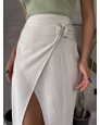 Linen Krem Keten Etek