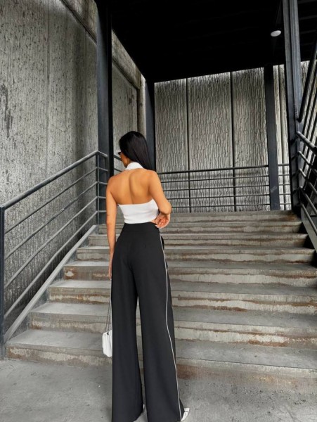 Boni Siyah Palazzo Pantolon