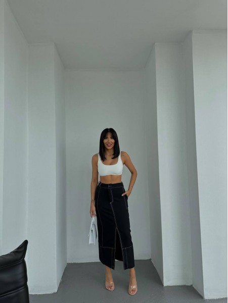 Siyah İnci Etek