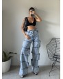 Star Tasarım Mavi Kot Pantolon