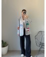 Basic Emojili Blazer Ceket Basic Emojili Blazer Ceket